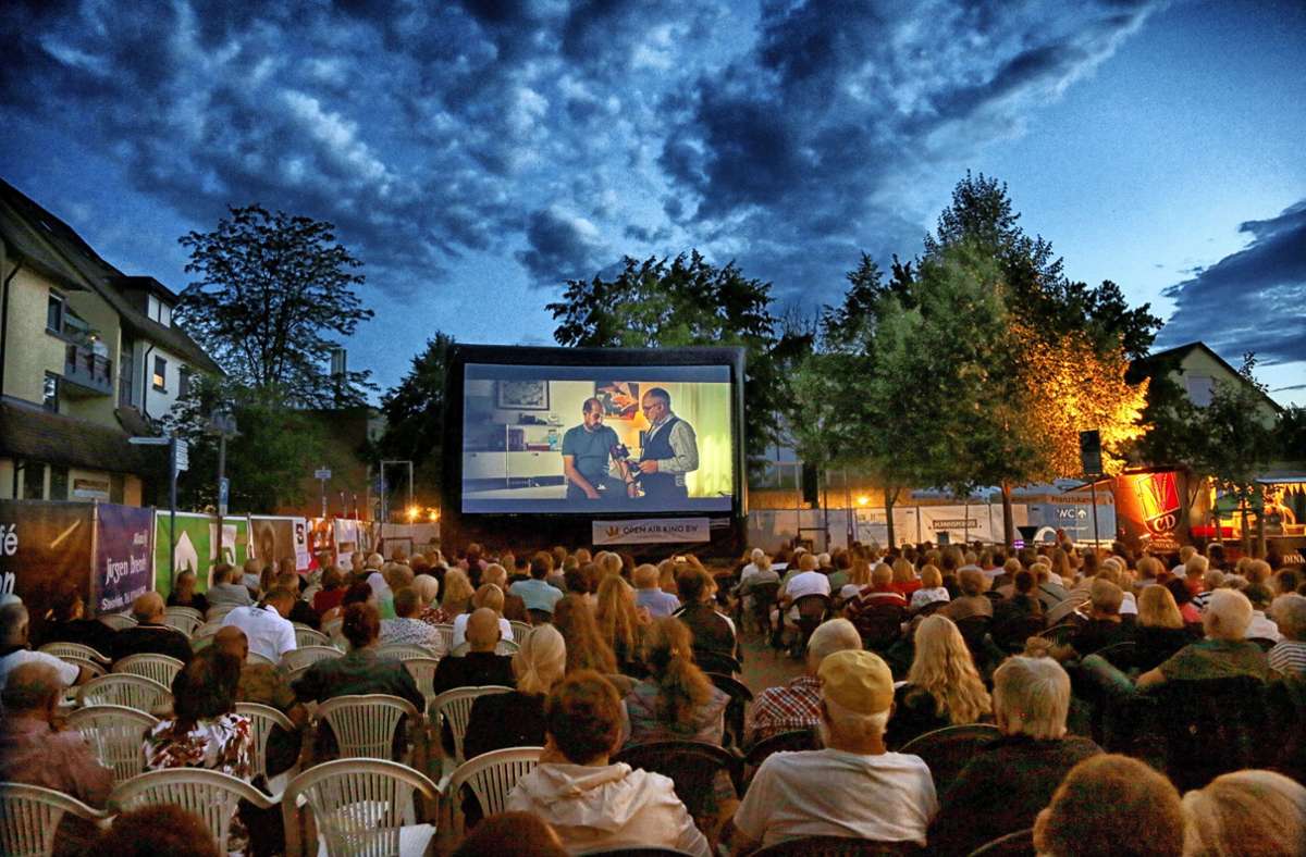 Filme im Freien in Steinheim: Gelungener Start des  Open Air Kino