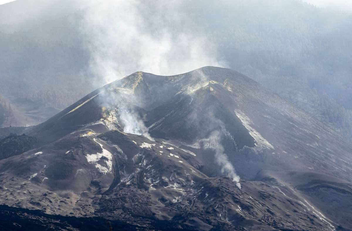 Der Vulkan auf La Palma hat seine Aktivitäten vorerst eingestellt. Foto: dpa/Alexandre Diaz