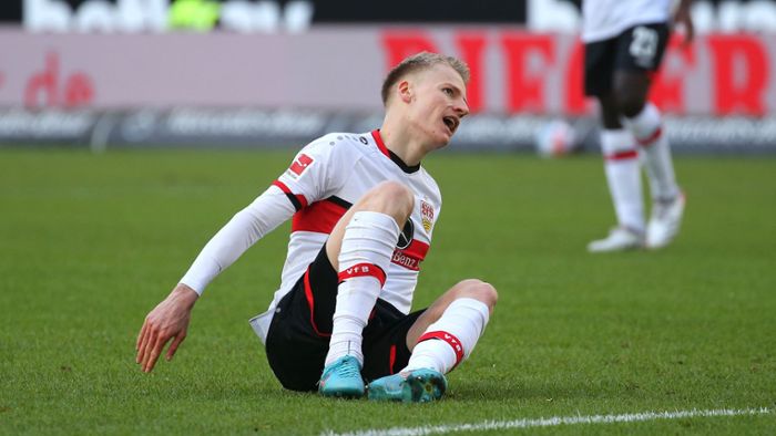 Chris Führich mit der 2,5 – doch dem VfB reicht es nicht zum Sieg
