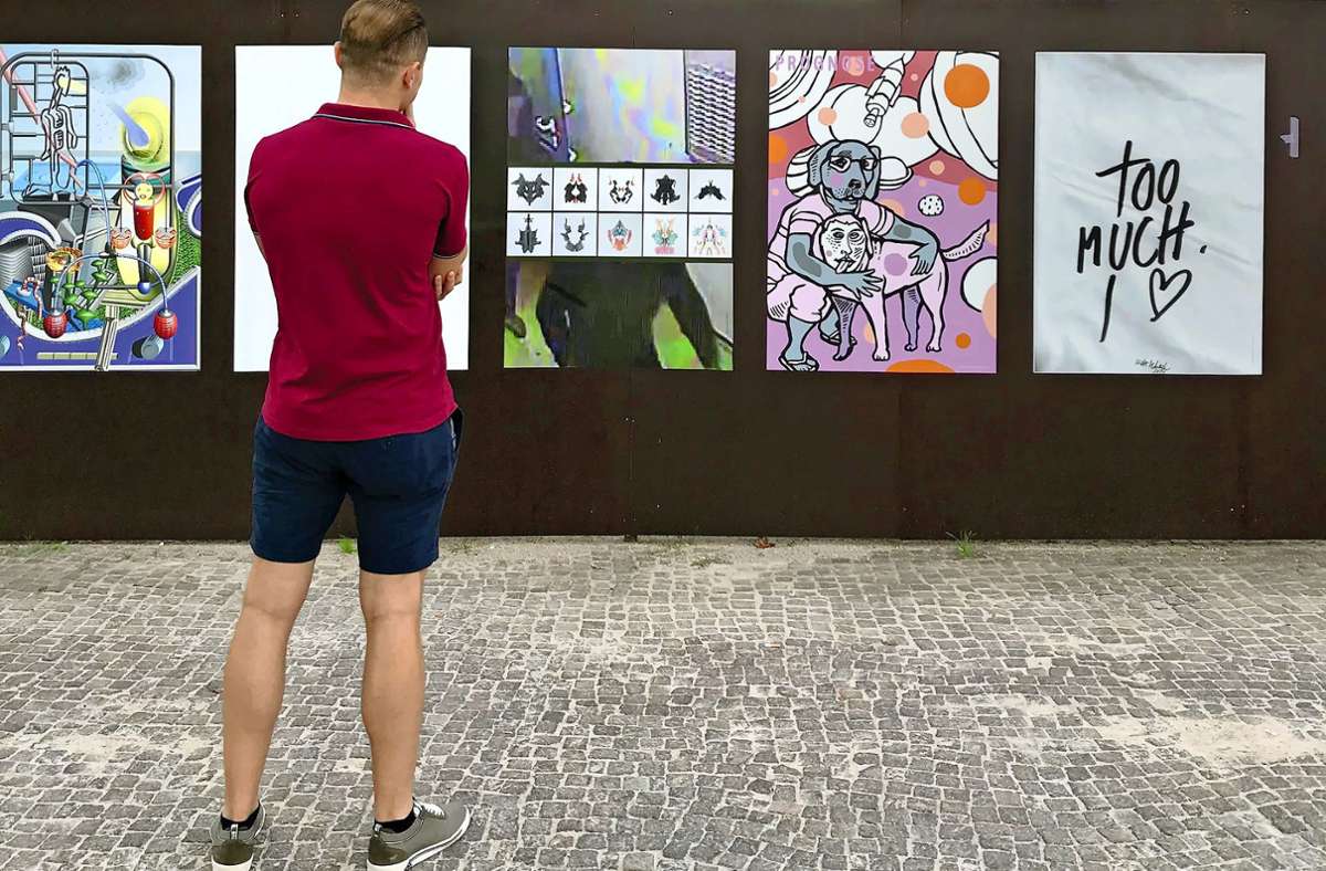 Württembergischer Kunstverein: Pessimismus am Bauzaun