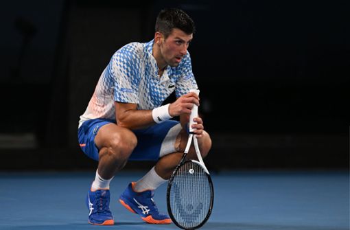 Novak Djokovic steht im Finale der Australian Open. Foto: dpa/Lukas Coch