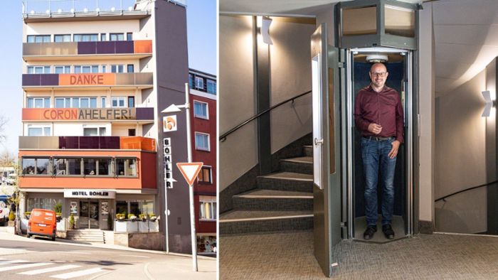 Böblingen hat Europas kleinsten Hotel-Aufzug