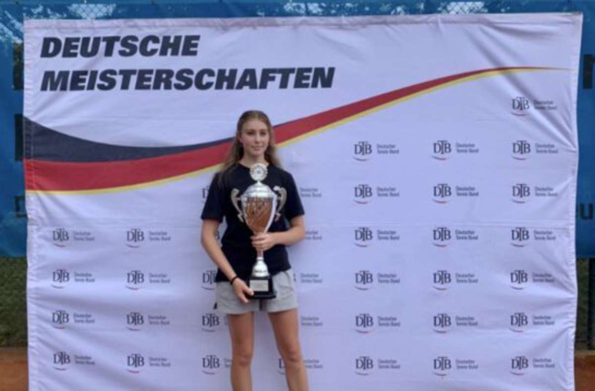 Tennis bei der TA VfL Sindelfingen: Ana Ceuca wird deutsche Jugendmeisterin in der U16
