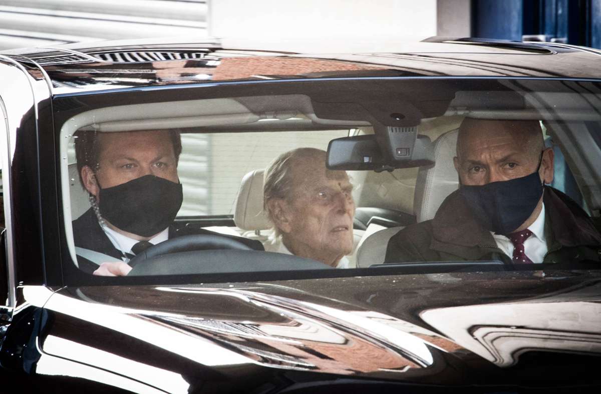 Nach etwa einmonatiger Behandlung wurde Prinz Philip aus dem Krankenhaus entlassen. Foto: dpa/Stefan Rousseau