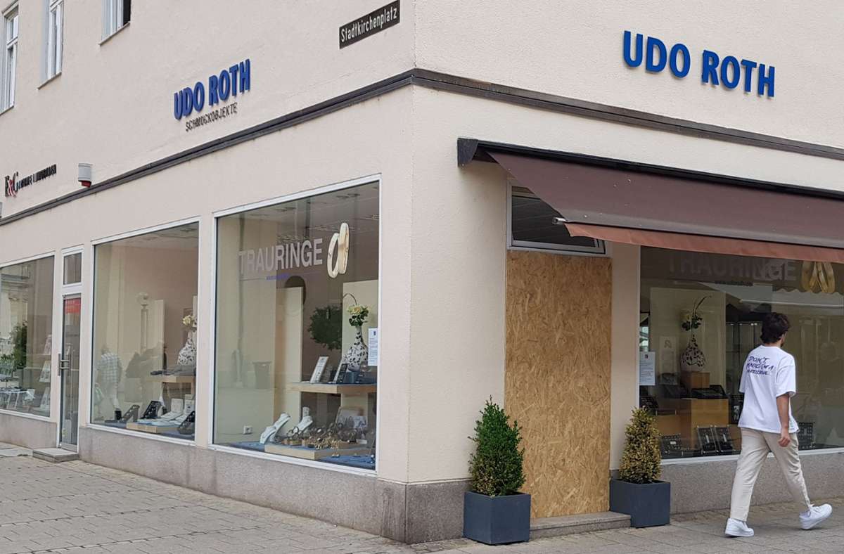 Ludwigsburg: Einbrecher suchen Juwelier heim
