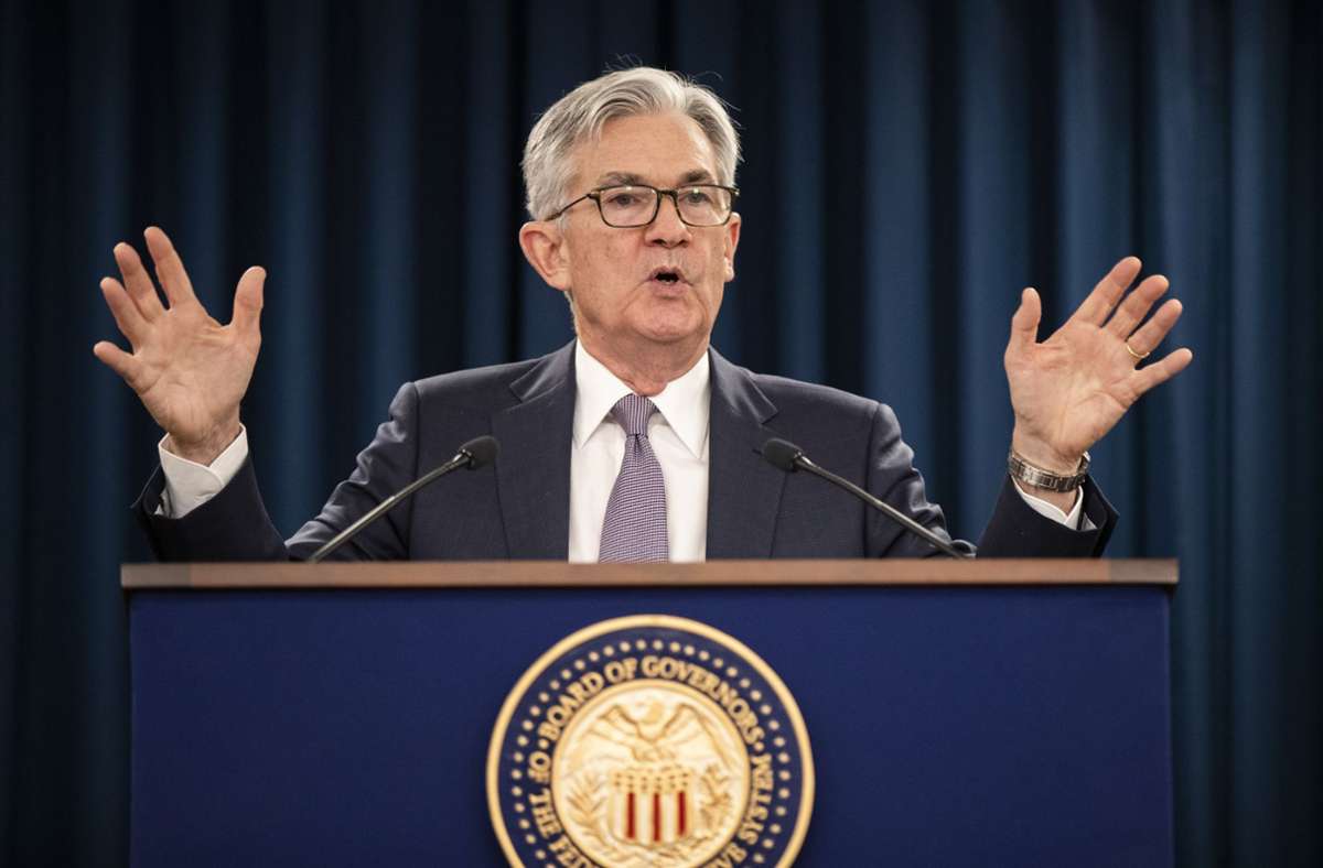 US-Notenbankchef Powell hat sich für eine kräftige Zinserhöhung ausgesprochen. Foto: dpa/Manuel Balce Ceneta