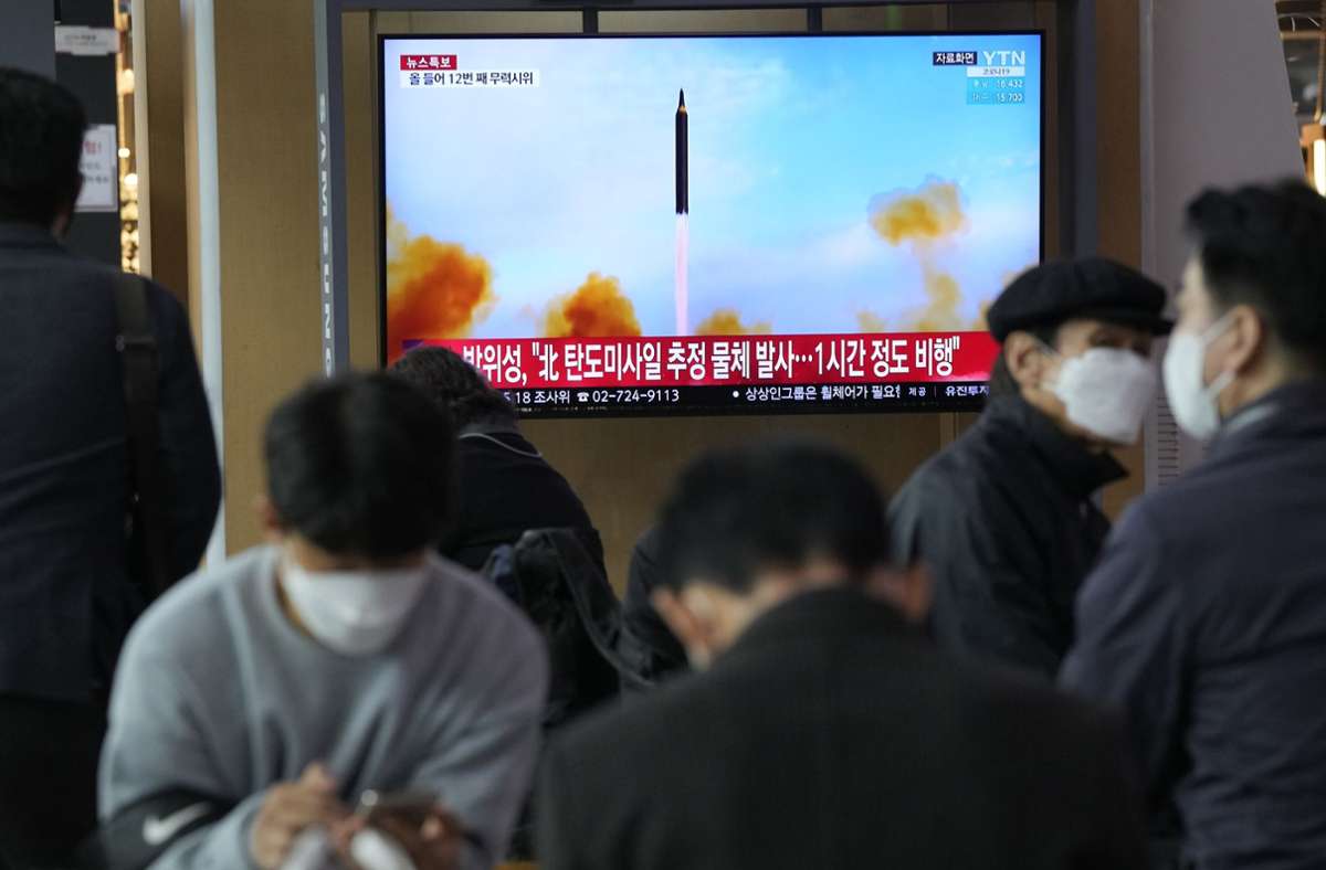 Nach Angaben von Südkorea und Japan: Nordkorea testet mutmaßliche Interkontinentalrakete