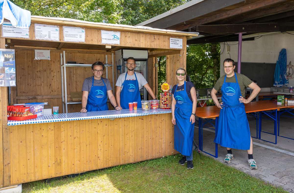 Freibad Hildrizhausen: Der neue Kiosk ist der Renner