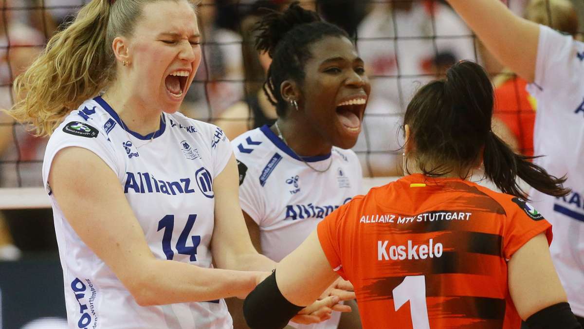 Allianz MTV Stuttgart: Volleyballerinnen spielen groß auf