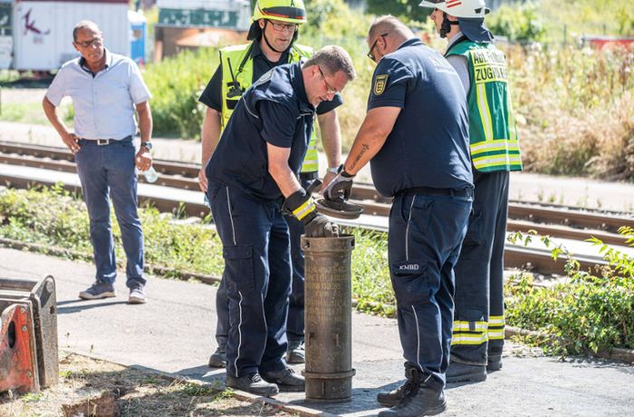 Bombenfund in Fellbach: So verlief die Räumung der Brandbombe