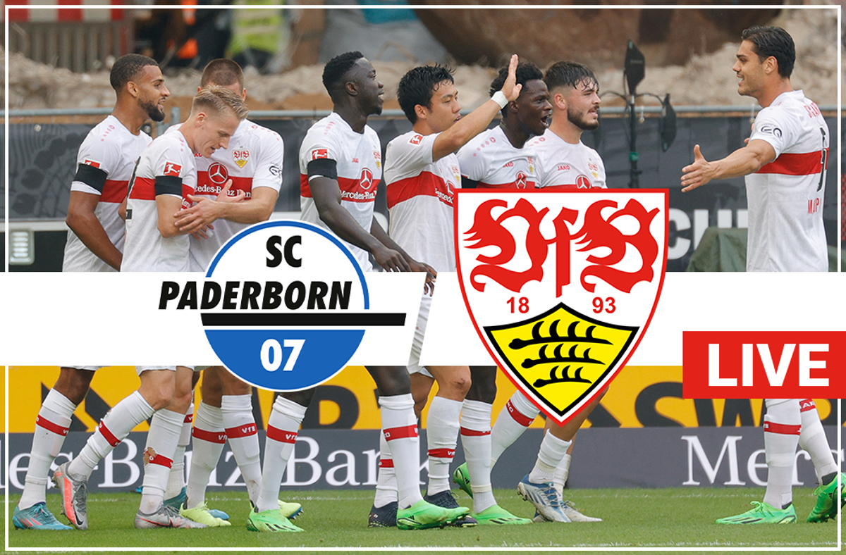 VfB Stuttgart beim SC Paderborn Das Spiel im Liveticker - VfB Stuttgart