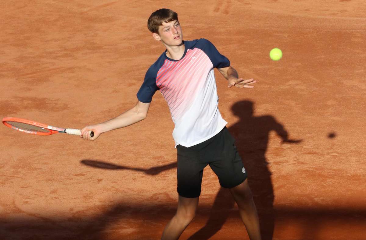 Tennis-Jugend-Cup: Die Erfolgsgeschichte des Renningers Aaron Funk geht weiter