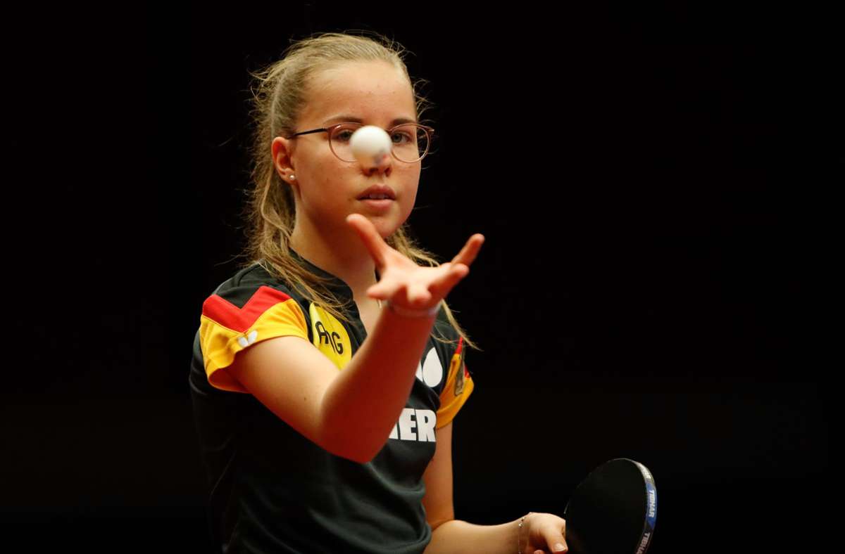 Tischtennis bei der SV Böblingen: Annett Kaufmann geht bei der Jugend-EM an den Start