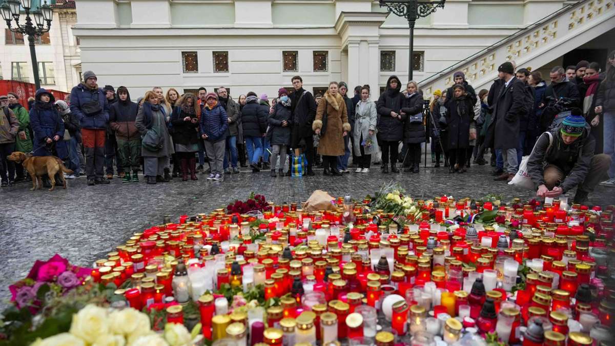 Schusswaffenangriff in Prag: Staatstrauer in Tschechien nach Bluttat an Prager Karls-Universität