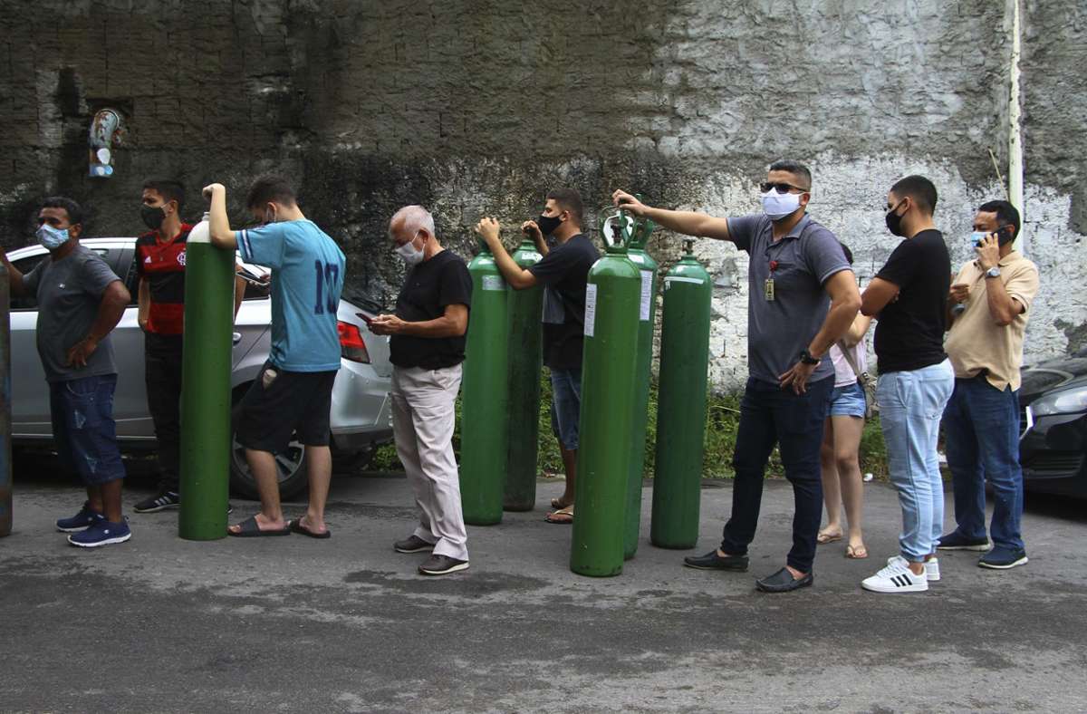 Corona-Hotspot in Brasilien: Sauerstoff-Lieferung aus Venezuela trifft  in  Manaus ein