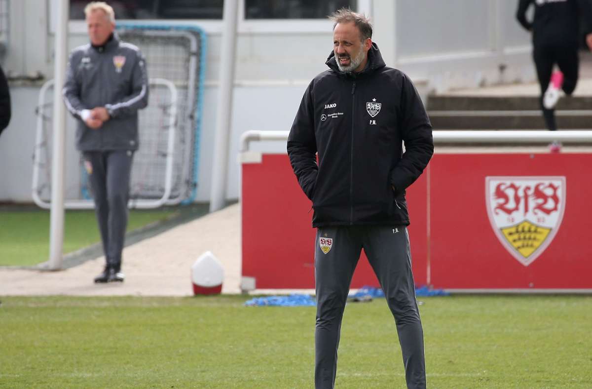 Am Dienstagnachmittag  bittet Trainer Pellegrino Matarazzo zur ersten Einheit der Woche vor dem Dortmund-Spiel.