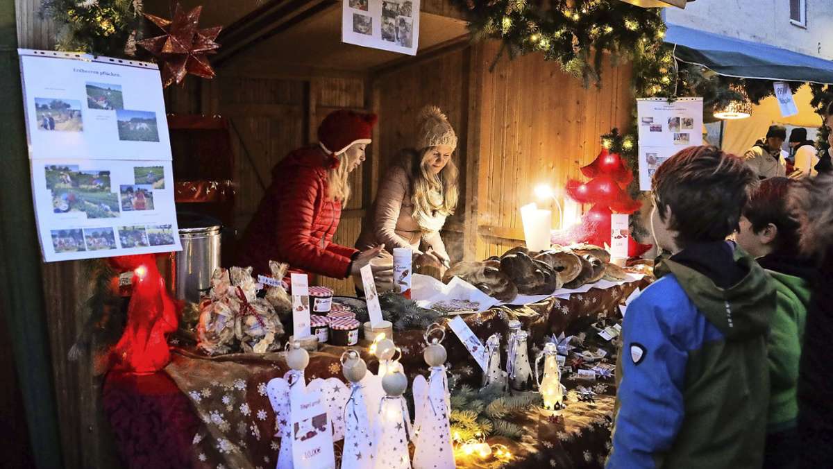 Weihnachtsmärkte im Kreis Böblingen: Weniger Krämer, mehr Essen