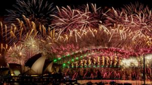 Sydney begrüßt das Neue Jahr mit spektakulärem Feuerwerk