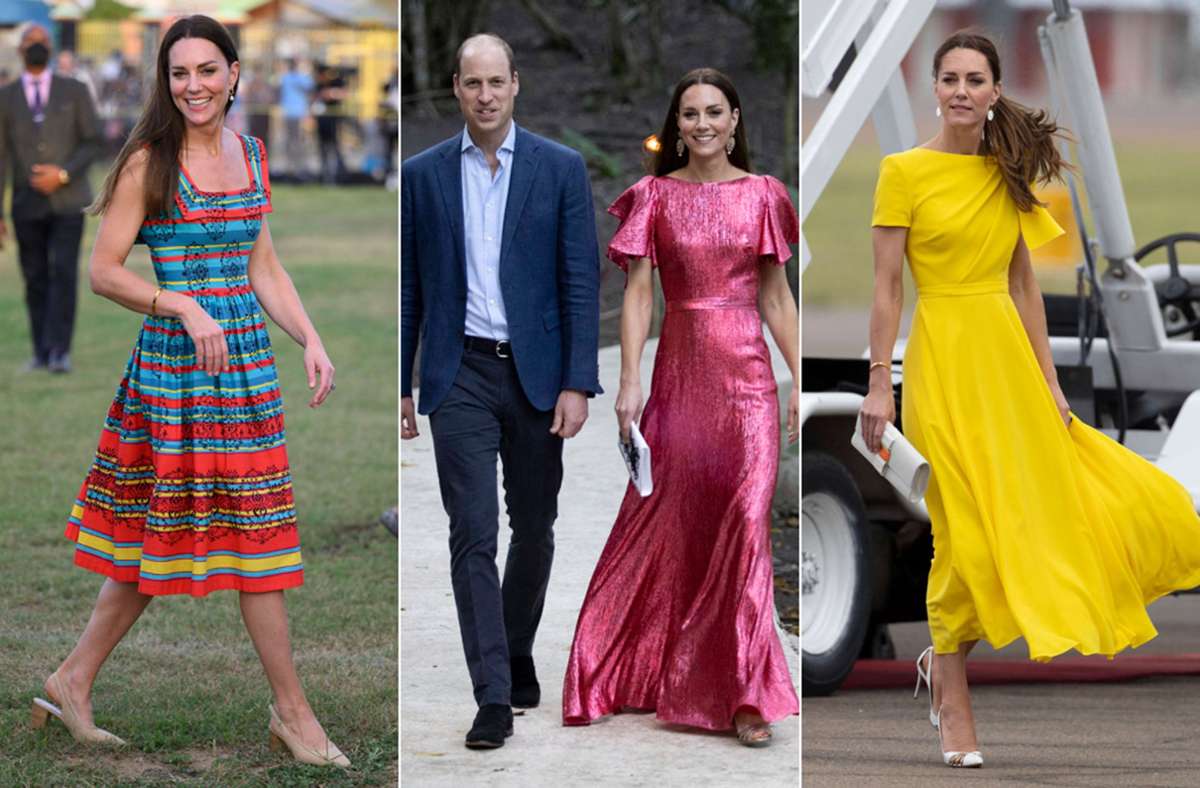 Herzogin Kate: Ihre schönsten Karibik-Kleider