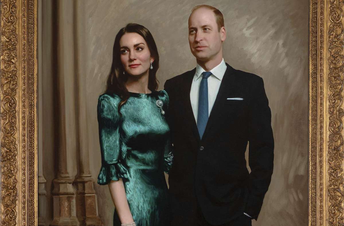 Das erste offizielle Porträt von Prinz William und Herzogin Kate.