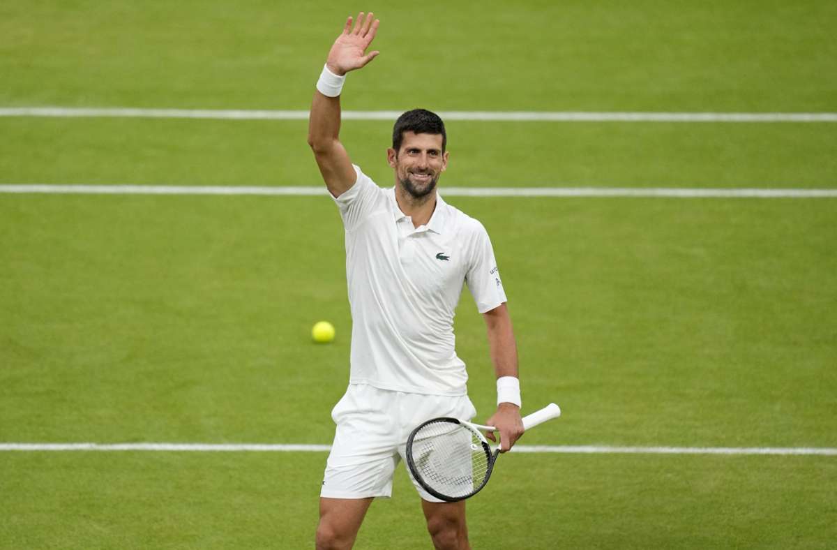Tennisturnier in Wimbledon: Novak Djokovic steht im Finale
