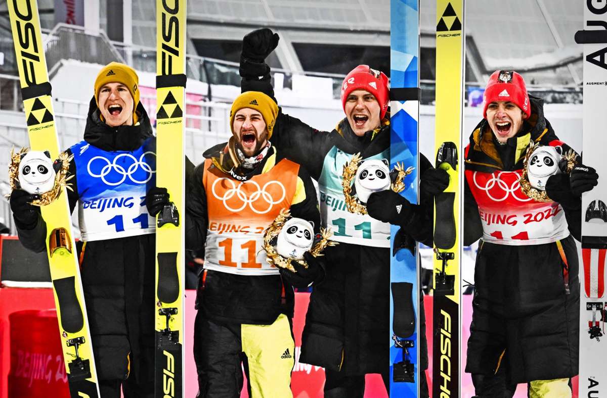 Skispringen bei Olympia 2022: Das Bronze-Geschenk vom Olympiasieger