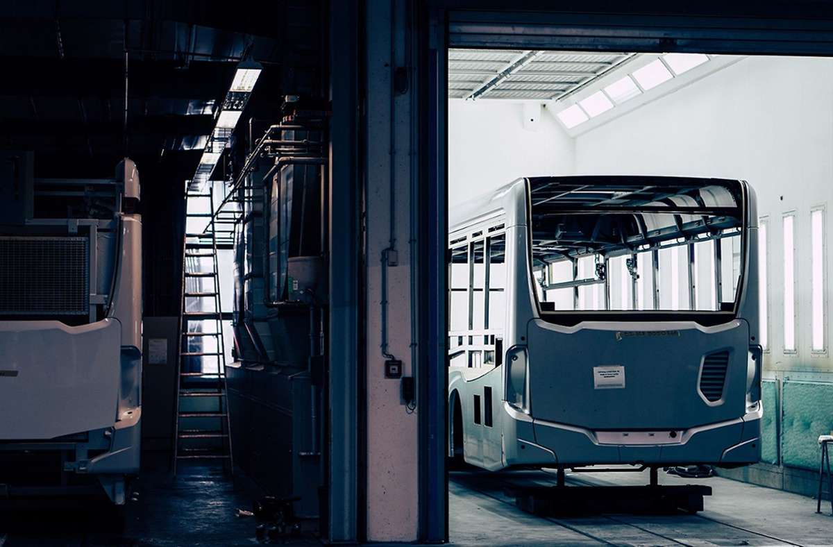 In Neu-Ulm werden von Evobus Stadtbusse gefertigt. Foto: EvoBus