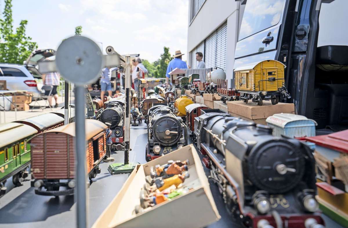 Eisenbahnbörse in Leonberg: Leolok zieht europäische Sammler an