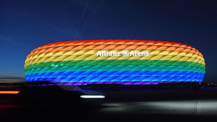 Münchner Arena leuchtet  gegen Ungarn nicht in Regenbogenfarben