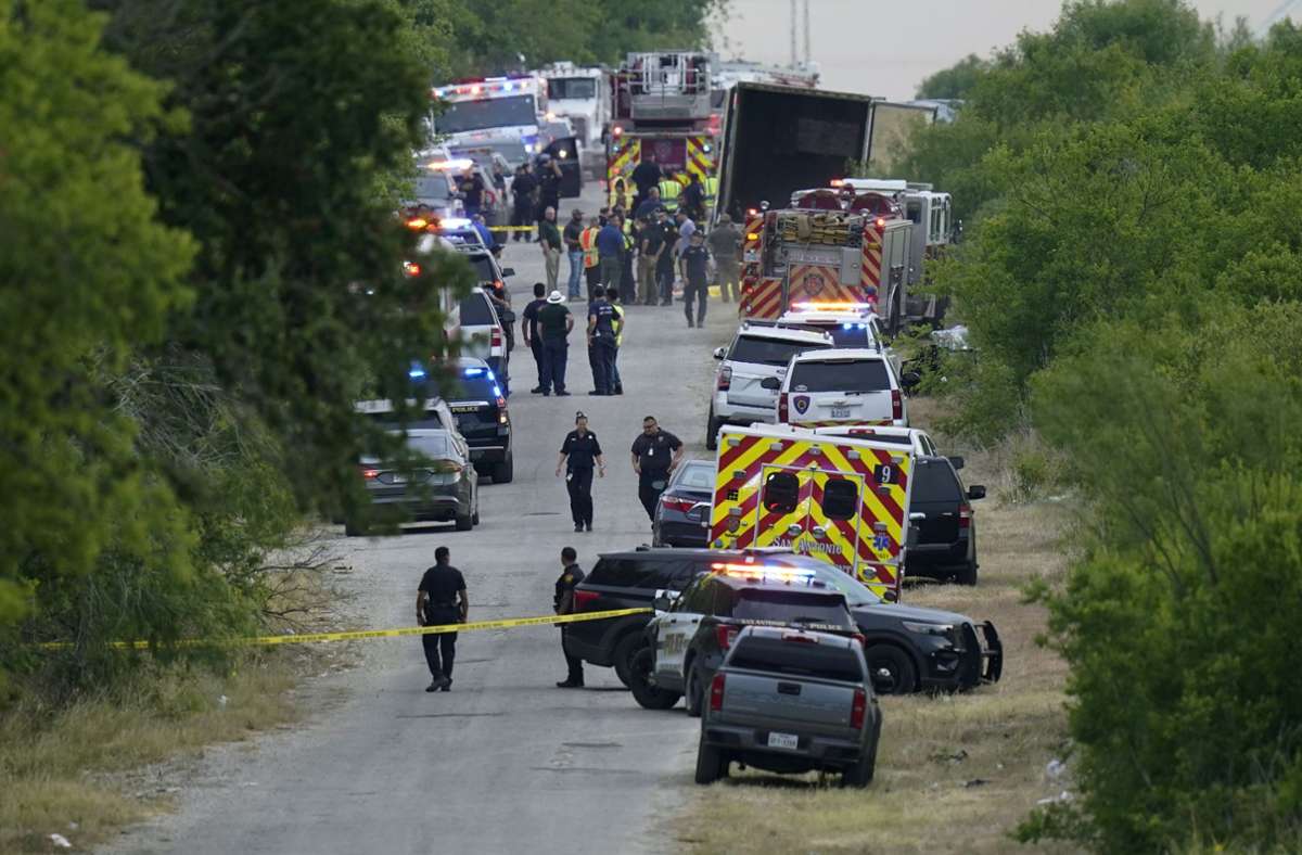 Grausiger Fund im US-Bundesstaat Texas: Dutzende tote Migranten in Lastwagen entdeckt