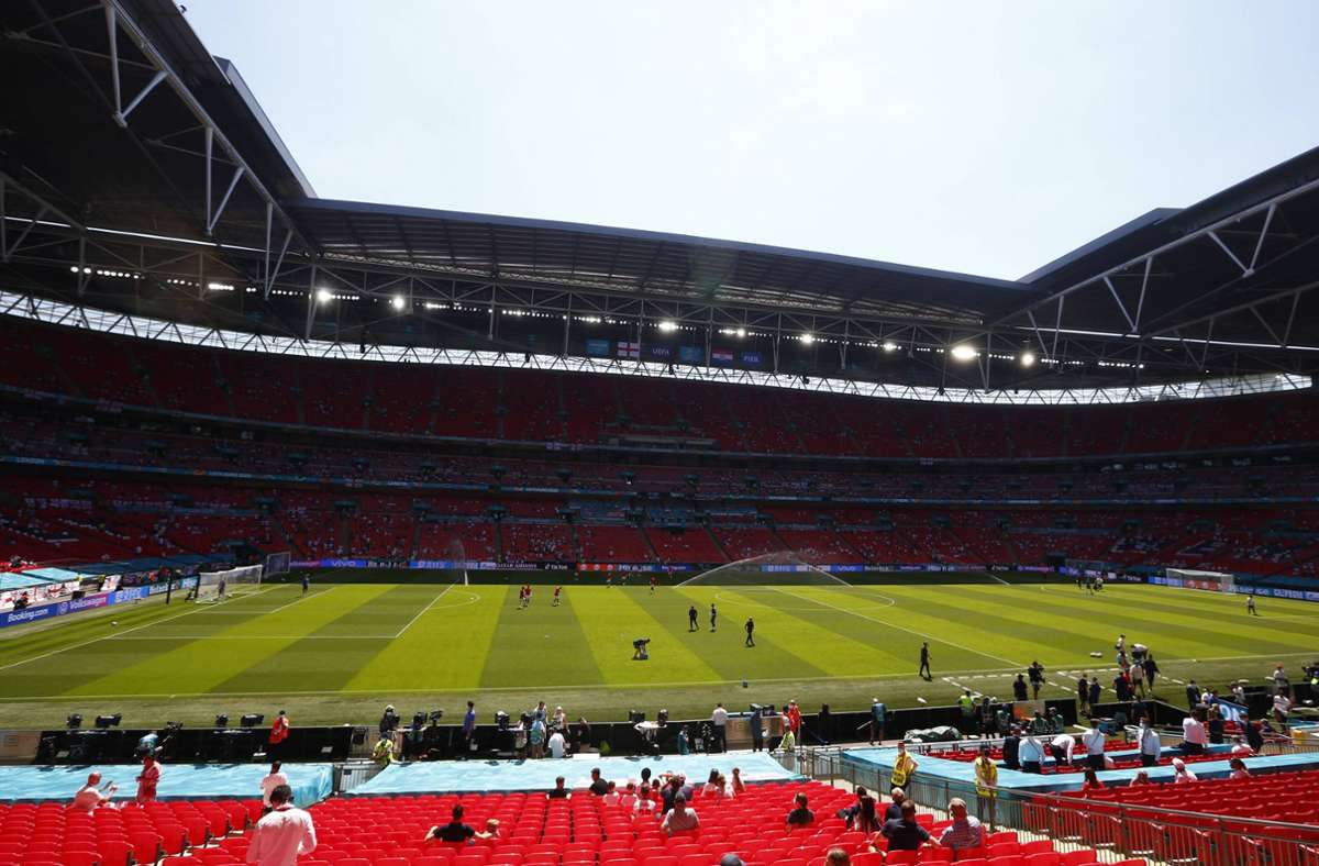 Im Wembley-Stadion soll am 11. Juli das EM-Finale stattfinden.