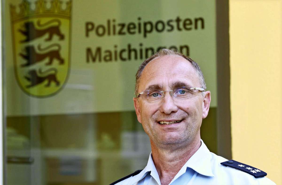 Holger Hertkorn hat seit 34 Jahren seinen Traumberuf: Maichingen hat neuen Polizeichef