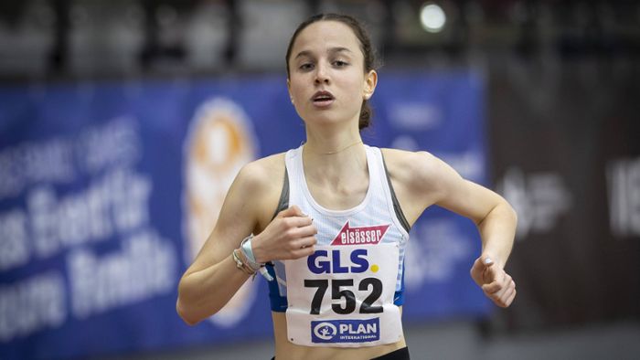 Emily Junginger holt Silber über die 3000 Meter bei der Jugend-U20-DM