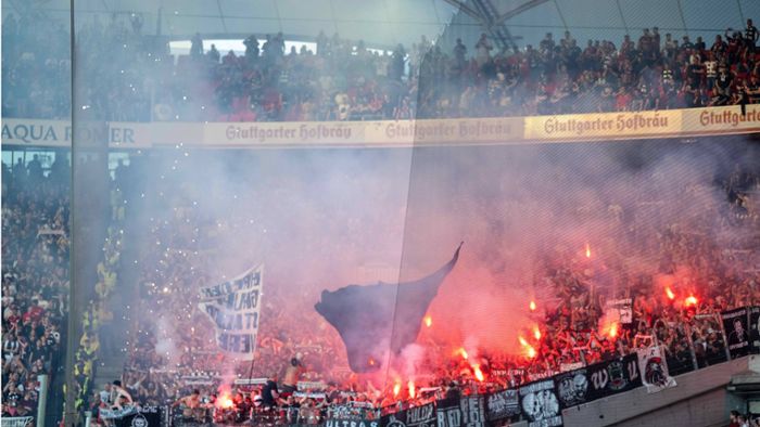 VfB Stuttgart gegen Eintracht Frankfurt: Ärger im Gästeblock – wie der VfB reagiert