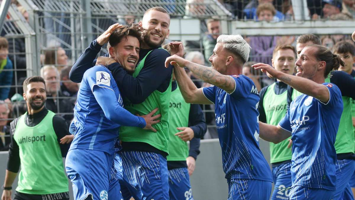 Stuttgarter Kickers schlagen VfB II: Die Blauen voller Euphorie – doch die 3. Liga ist noch kein Thema