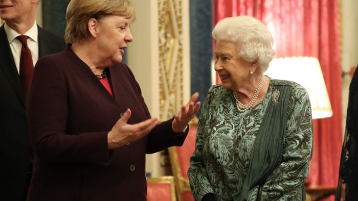 Die Queen empfängt Kanzlerin Merkel