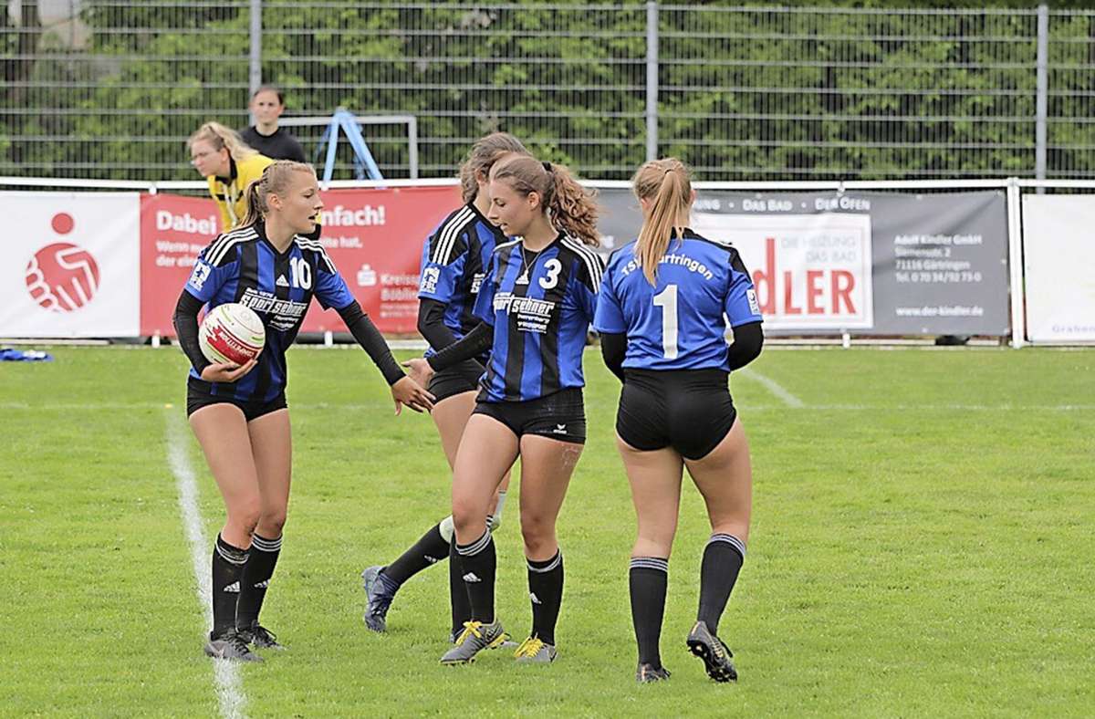Faustball-Bundesliga Frauen: Entscheidender Spieltag für den TSV Gärtringen