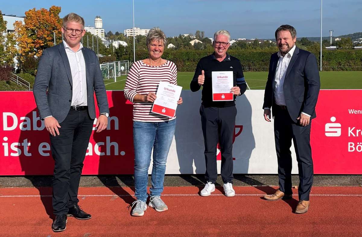Sportabzeichen-Wettbewerb: TSV Gärtringen und Böblinger Leichtathleten erhalten je 1000 Euro