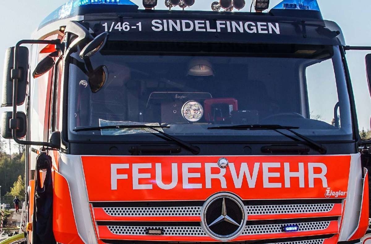 Feuerwehreinsatz in Sindelfingen: Sprinkler flutet Teile eines Supermarkts