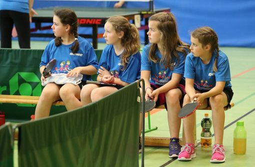 Junge Mädchen sollen an das Tischtennis herangeführt werden. Foto: tho