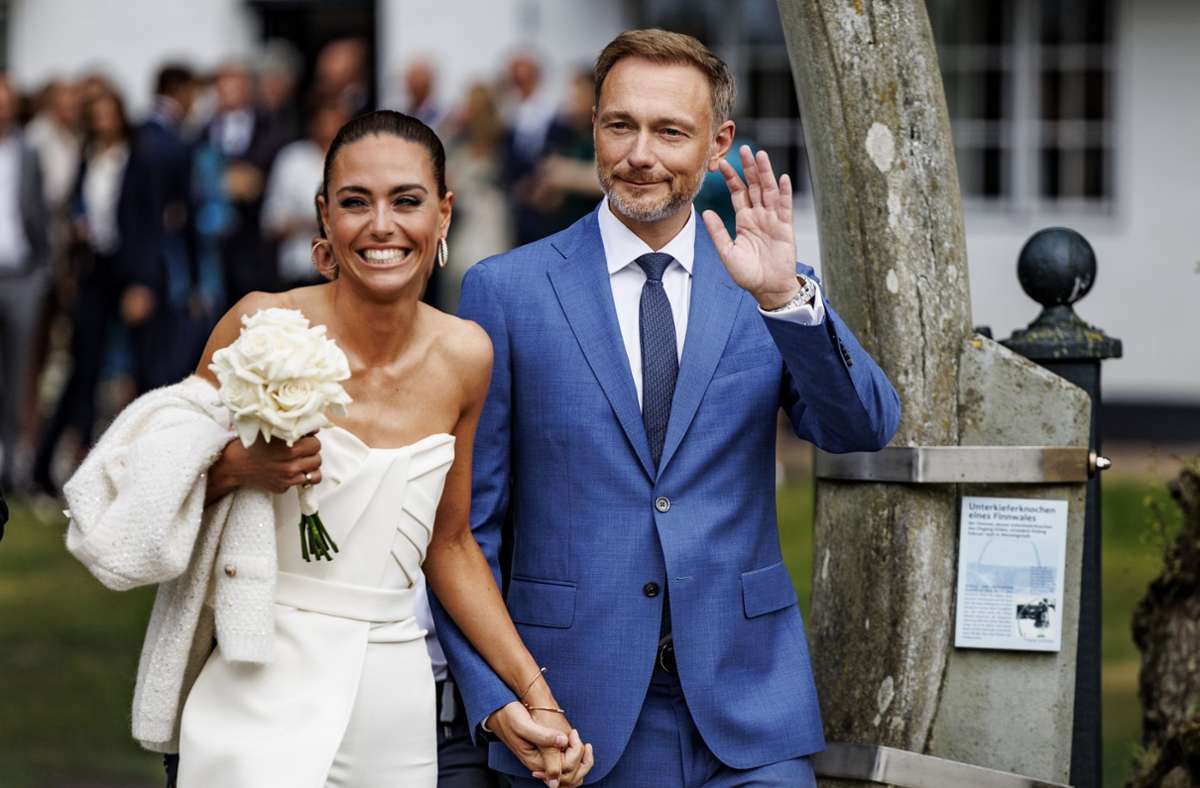 Christian Lindner und Franca Lehfeldt haben am Donnerstag standesamtlich geheiratet – und es geht weiter.