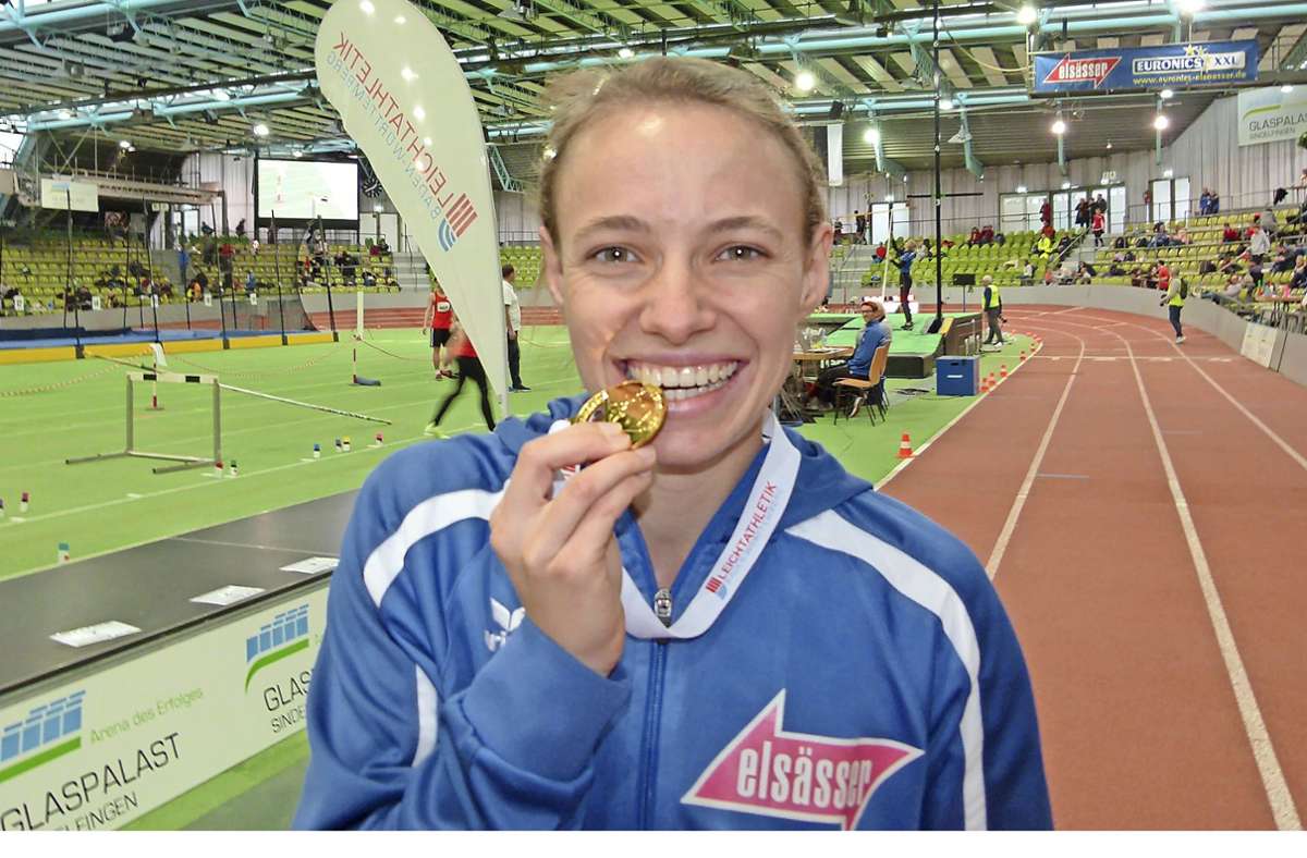 Melanie Böhm: Mit Biss zu 400-Meter-Gold. Foto: Holger Schmidt