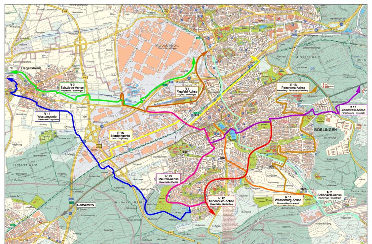 Böblingen: Radverkehr: Bürger sollen Routen testen