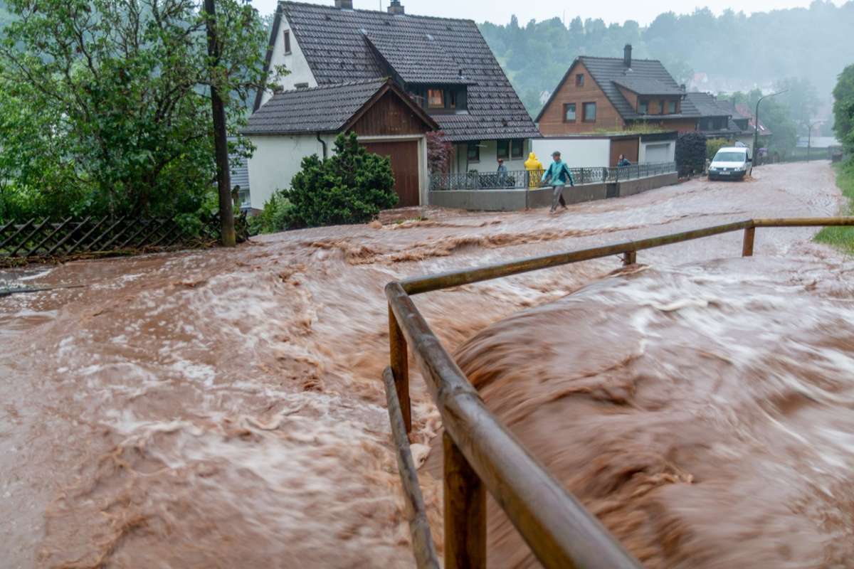 Unwetter im Schwarzwald: In Altensteig rutschen mehrere Hänge ab