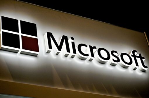 Microsoft wurde am 4. April 1975 von Bill Gates und Paul Allen gegründet. Foto: AFP/DENIS CHARLET