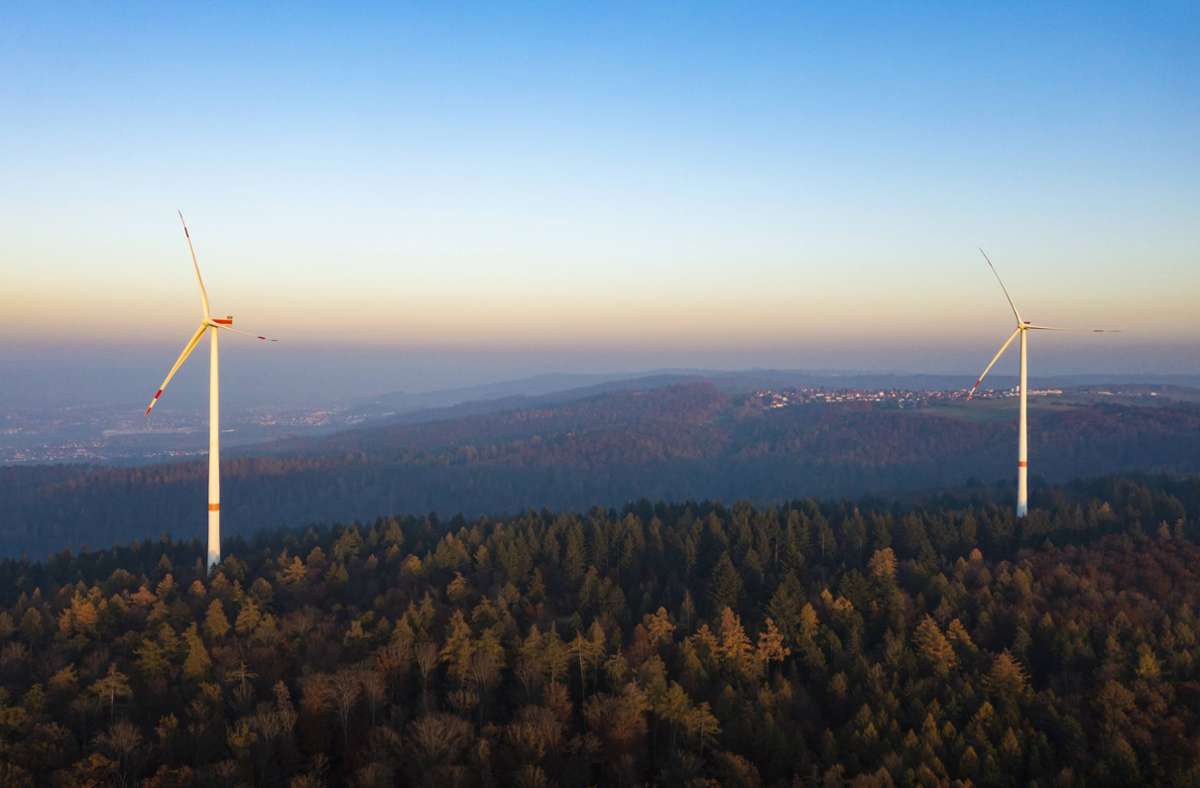 Flächen im Staatswald: Nicht überall im Land sind Windanlagen gerne gesehen