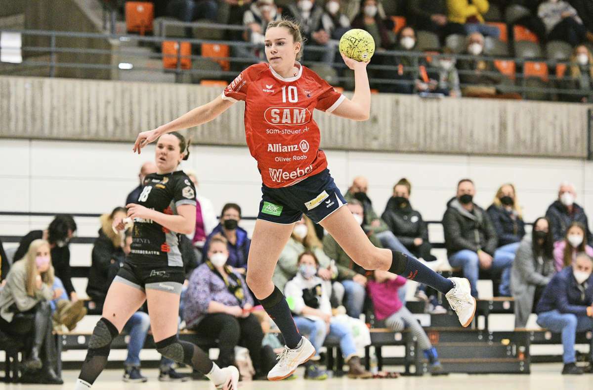 Handball-Württembergliga Frauen: SG H2Ku Herrenberg II rettet im Spitzenspiel ein Unentschieden