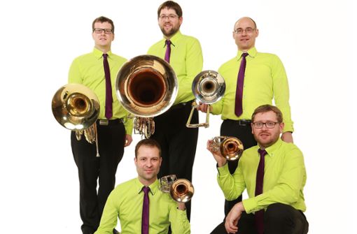 Das Blechbläser-Quintett emBRASSment gastiert am Samstag in der Sindelfinger Martinskirche. Foto: emBRASSment