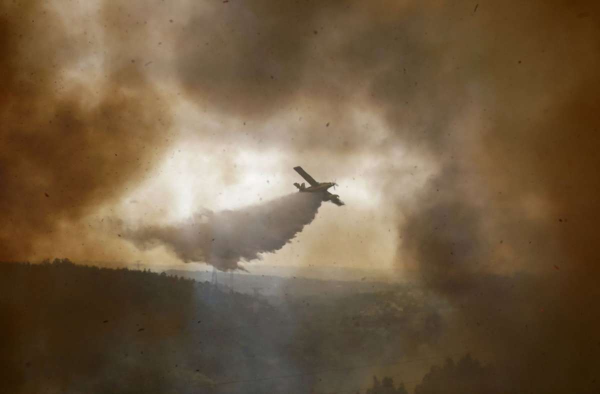 Absturz von Löschflugzeug: Zwei Piloten sterben in griechischem Waldbrandgebiet