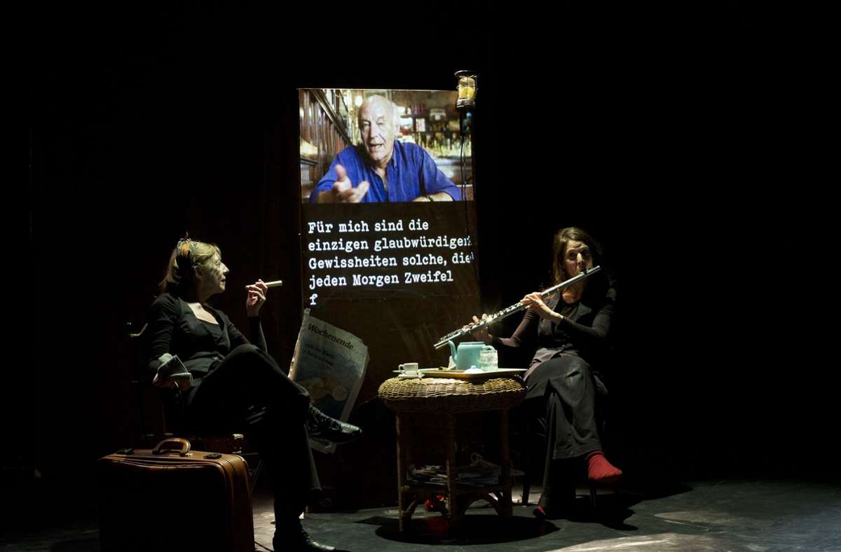 Suzan Smadi (li.) und Birgit Maier-Dermann in „Was die Wände verraten“ Foto: Fitz/Daniela Aldinger